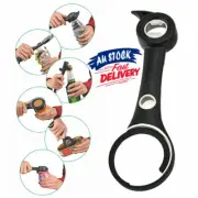 Multi 6 in 1 Twist Can Bottle Jar Kitchen Tool Open Lid Gadget Manual Cap Opener