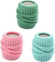 FOMIYES 3pcs Set Washing Machine Laundry Ball Washer Balls Color Laundry Reusable Washing Machine Cleaner Fabric Softener Balls Laundry Washing Balls Lint Balls Washing Machine Foam Sponge