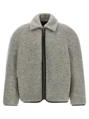 [J.W. Anderson] J. W. Anderson-Contrast Trim Casual Puffer Jackets Grigio-Uomo S
