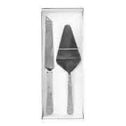 Cake Server Beaten Stainless Steel Silver