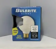 Bulbrite LightBulb Globe 60W 130V White