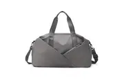 Elosung Grey Stylish Gym Travel Bag With Shoe Compartment Lightweight And Durable Design Gym Bags