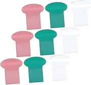 Zerodeko 9pcs Toilet Lid Lifter Handles Plastic Seating Cover Lifter for Bathroom Wc Bowl Seat
