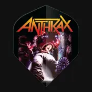 ANTHRAX DART FLIGHTS WINMAU ROCK LEGEND RANGE 2 SETS(6 FLIGHTS)