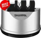 3-Stage Knife Sharpener Tool for Straight Serrated Knives & Scissors Pocket 191H
