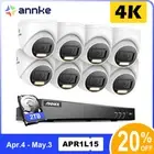 ANNKE 4K Home CCTV Security Camera System 8CH 16CH DVR Smart Color Night Vision