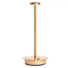 LED Metal Waterproof Rechargeable Desk Lamp Touch Dimming Metal Table Lamp1915