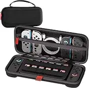 ProCase Carrying Case for Nintendo Switch 2 (2025) with 24 Game Card Slots, Hard Portable Travel Case Storage Bag Protective Pounch for 2025 Nintendo Switch 2 Console and Accessories -Black