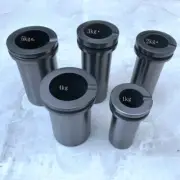 1-5KG Graphite Crucible for Electric Furnace Pour Gold Silver Copper Bars Ingots