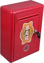 SOPOTUTU Lockable Wall Mounted Mailbox for Secure Mail Donation Storage Design for Residential Commercial Use Construction with Elegant Finish