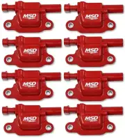 MSD Ignition Red Coil Blaster Series 8 Pack Fits 15-2019 Chevrolet Camaro 82668 (for: Chevrolet)