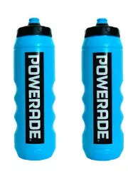 Powerade 32 oz Sports Clutch Water Bottle with Squeeze Cap - (Set of 2)