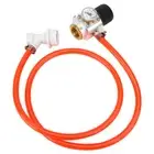 Co2 Mini Gas Regulator T21*4 For Homebrew Beer Cornelius Corny Keg 0~90psi