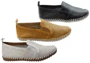 Bottero Alora Womens Comfortable Leather Casual Shoes Made In Brazil