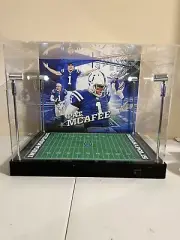 Pat McAfee Custom Full Size Helmet Display With LED Lights - Colts