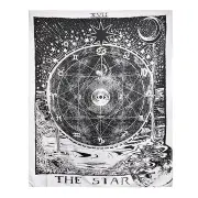 2PCS Indian Wall Hanging Tapestry Tarot Moon Sun Bedspread Bohemian Throw Cover Decorations