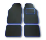 MINI COUNTRYMAN (2010 on) UNIVERSAL Car Floor Mats Black & BLUE
