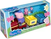 Peppa Pig Grandpa Pigs Train Locomotive Minature Choo-Choo w/George Jazwares