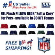 Pets First NFL Plush Pillow Bed For Dogs & Cats Premium Quality Dog Pillow Bed