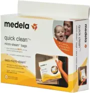 Medela Quick Clean Micro-Steam Bags 5ct Sterilizing Sanitize Bottles NIB
