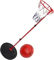 1 Set Pool Basketball with Mini Hoop Inflatable Pump Soft Balls for Summer Pool Party Beach Games and Family Fun Encourages Physical Activity Hand Eye Coordination