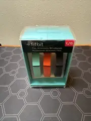 NEW Fitbit Flex Accessory Wristbands Size Large 3 Pack Navy/Teal/Tangerine ™