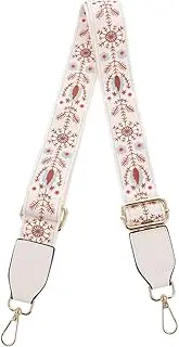 [DOITOOL] Adjustable Bag Strap Replacement Floral Pattern Bag Accessory for Unique Handbag Durable for Messenger and Shoulder Bags
