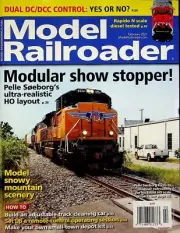 Model Railroader Magazine February 2021 Modular show stopper, Model snowy mtn
