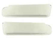 Dart Demon 2 door hardtop White sun visors genuine leather pair 1972