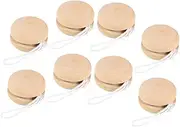 PHENOFICE 8pcs Painting Cartoon Hand Painting Balls Plaything Drawing Balls Playthings Wooden Khaki