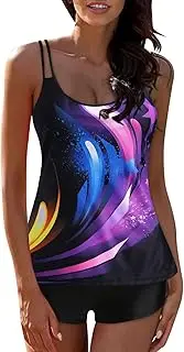 [Miekld] Two Piece Swimsuit for Women Swimsuit Tops for Women Bikini Bottoms for Women Tummy Control Watermelon Swimsuit Women