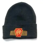 RAILROAD STOCKING CAP "PRR KEYSTONE" Logo Embroidered