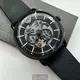 星晴錶業 ARMANI阿曼尼手錶編號:AR00050 黑色錶盤黑錶殼自動機械機芯鏤空,中三針顯示 100分都不夠