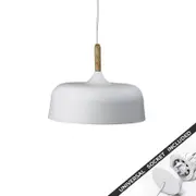 Snap Lighting Malt White Downlight to Pendant Light Conversion Kit Medium
