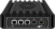 UDPTCP Mini PC N100 Firewall Hardware 2 x 10GbE SFP+, 3 x i226V 2.5GbE LAN OPNsense Appliance,AES-NI, 2HD, SIM Card Slot, M.2 WiFi Slot,NO RAM NO SSD (32GB/512GB)