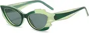 [TYUVIVO] Fashion Cat Eye Sunglasses Women Vintage Gradients Lens Frame Luxury Eyewear UV400