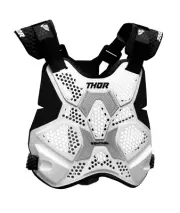 THOR SENTINEL LTD RACE CHEST BACK GUARD ROOST DEFLECTOR WHITE MEN'S MEDIUM/LARGE