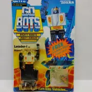 1985 Vtg Sealed TONKA GO-BOTS Leader-1 on card transformers robot 3D Sticker