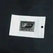 1x New Glossy Black Midium F-SPORT Fender Metal Emblem Decal Badge Sticker Turbo (for: Renault)
