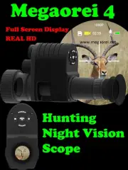Megaorei 4 Night Vision 1080P IR Hunting Camera Camcorder Portable Rear Scope 4X