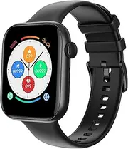 French Connection Elite Premium Smart Watch| SingleSync Bluetooth Calling| 1.8" Large Display| Built-in AI Voice Assistant| Premium Straps| SpO2 & Heart Rate Monitoring| 120+ Sports Modes - FCSW07-B