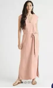 Splendid Evian maxi dress, New with tags, MSRP – $168, extra small, pale rose