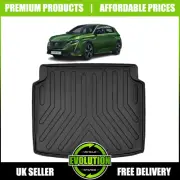 Tailored Rubber Boot tray liner car mat Heavy Duty To Fit Peugeot 308 2022-2025