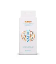 Native DUNKIN Vanilla Sprinkle Body Wash Limited Edition 18 Fl oz x2