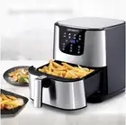Devanti 7L Digital Air Fryer Silver AF-K-G-5T6-SS LCD Touch Control Panel New