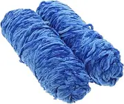 [CIMAXIC] 2 Rolls Chenille Polyester Yarn Versatile Thick Yarn for Crocheting DIY Craft Projects Handmade Items for Clothing Home Decor and More