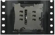 LYX Mobile Phone SIM Card Slot + Sim Card Connector for HTC T320e / G24d Durable