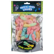 Heebie Jeebies Freeze Dried Sour Worms 40g