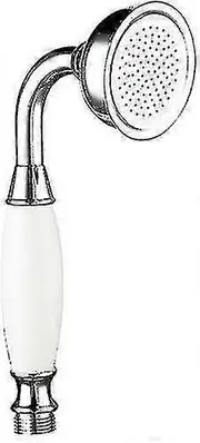 Brass Shower Head Traditional Victorian Hand Shower Sprayer Chrome Polished