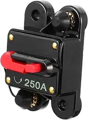 JECOMPRIS 1pc Fuse Holder Switch Power Supply Circuit Breaker Fuse Audio Fuse Holder Car Circuit Breaker Auto Reset Circuit Breaker Automotive Circuit Breaker Car Reset Breaker Black Alloy